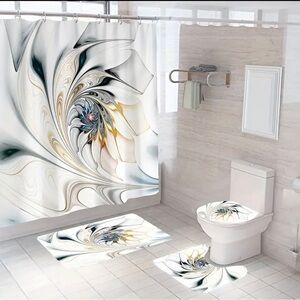 Simply Stunning shower curtain set